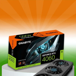 GIGABYTE Geforce RTX 4060 Eagle OC 8G Graphics Card, 3X Windforce Fans, 8GB 128-Bit Gddr6, Gv-N4060Eagle OC-8GD Video Card, pci_e_x16